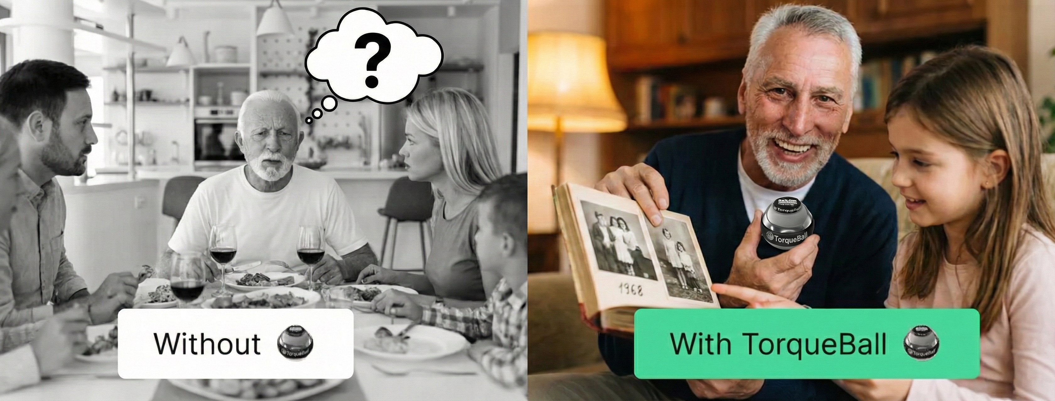 Comparison of elderly with and without TorqueBall